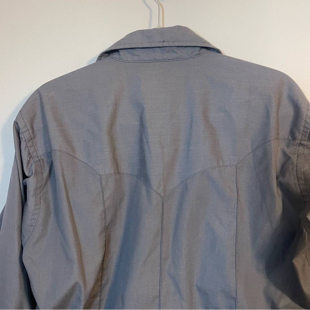 Flying R Ranchwear Gray Button-Up Shirt Classic Fit - Picture 7 of 8
